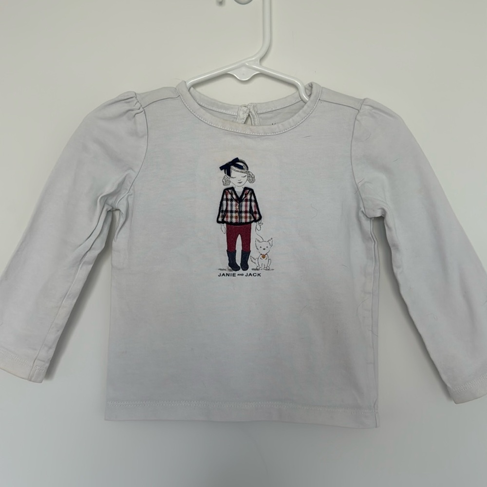 Janie and Jack Baby Girl's Long Sleeve - Size 18-24M